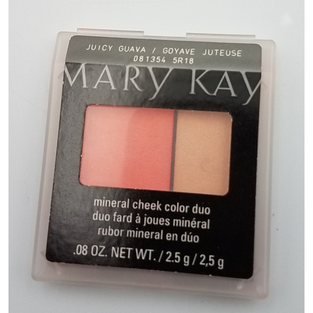 New MARY KAY Mineral Cheek Color Duo Juicy Guava/ Goyave 081354 .08‎ oz